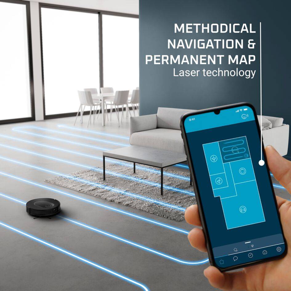 X-PLORER Serie 65+, прахосмукачка робот, методично почистване