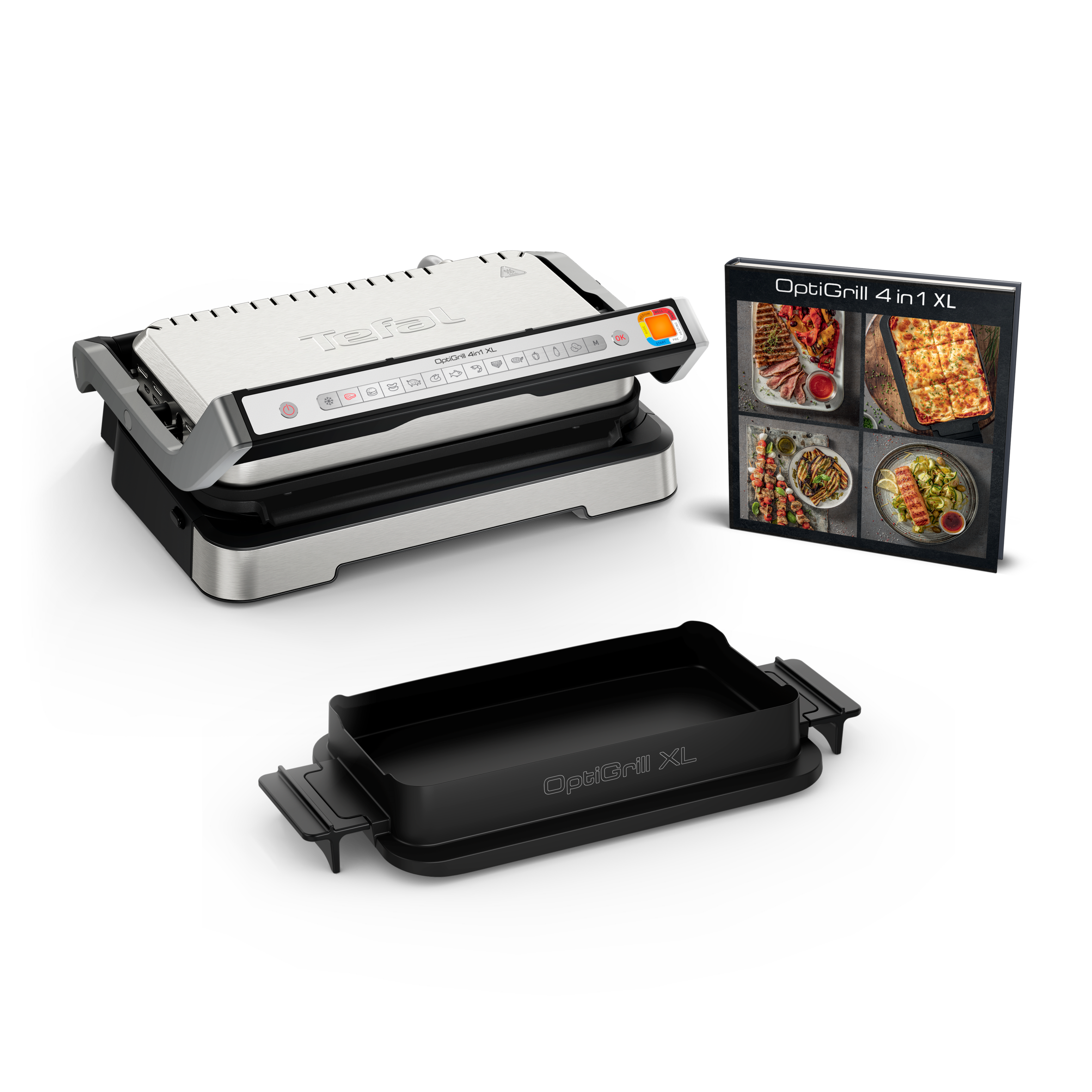 Интелигентен грил OptiGrill 4in1 GC784D30 XL, грил, барбекю, фурна и  уред за приготвяне на цяло ястие едновременно