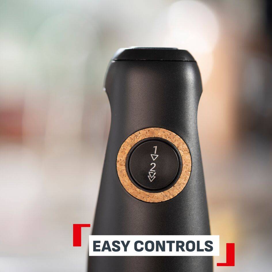 Eco Respect, Пасатор HB46E838, 600 W, Черен, 4 остриета Powelix