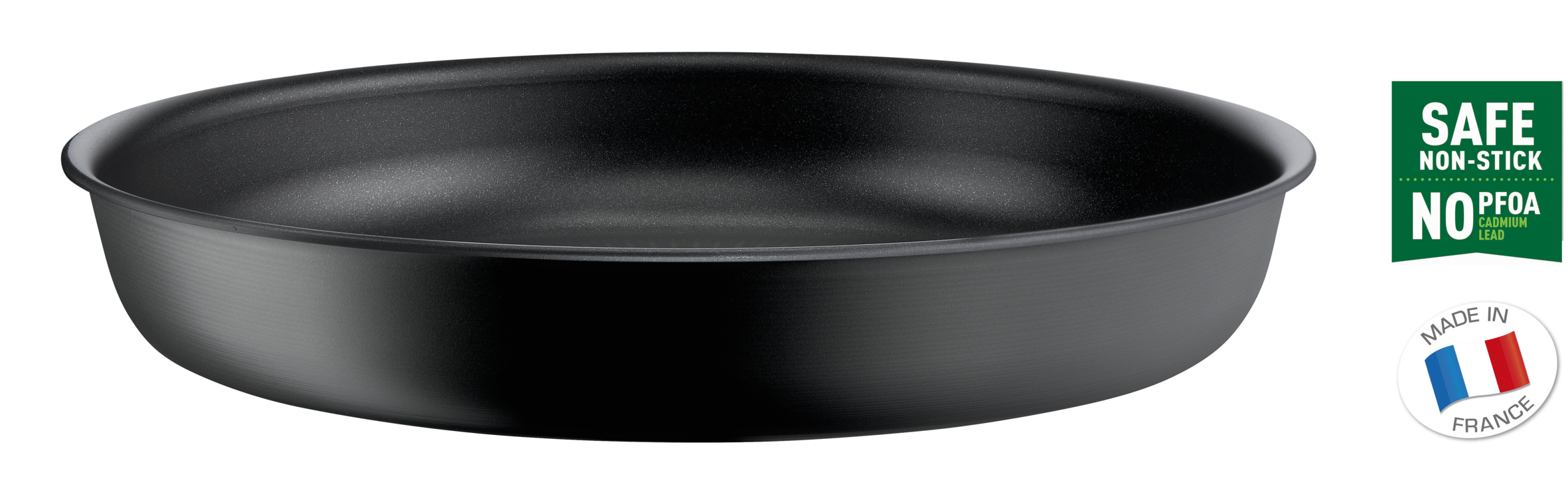 Ingenio Ultimate, Комплект съдове за готвене L7649253, 3 части, Тъмносив мат