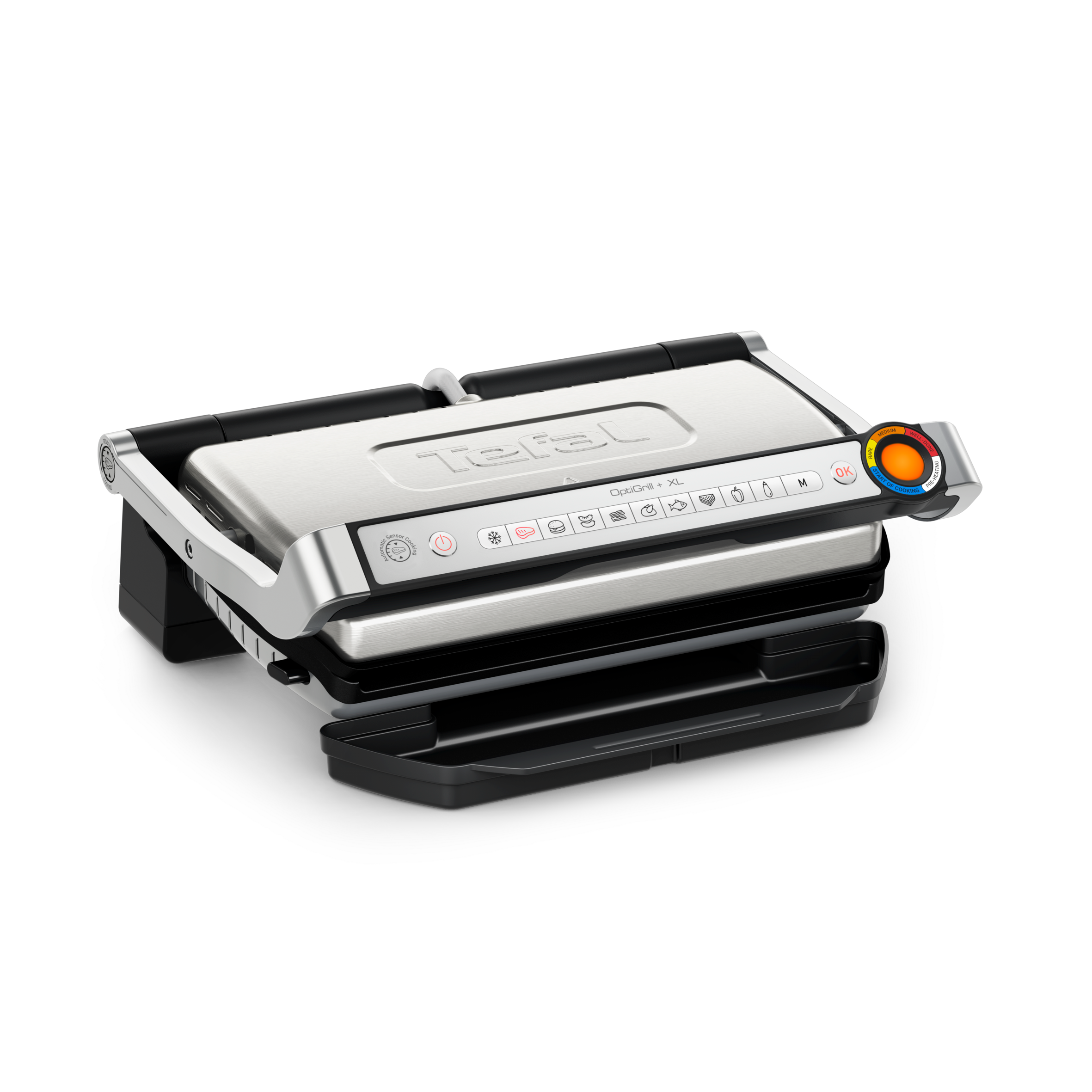 OptiGrill+ XL GC727D, Интелигентен Грил, Перфектни грил резултати, без наблюдение, 9 автоматични програми