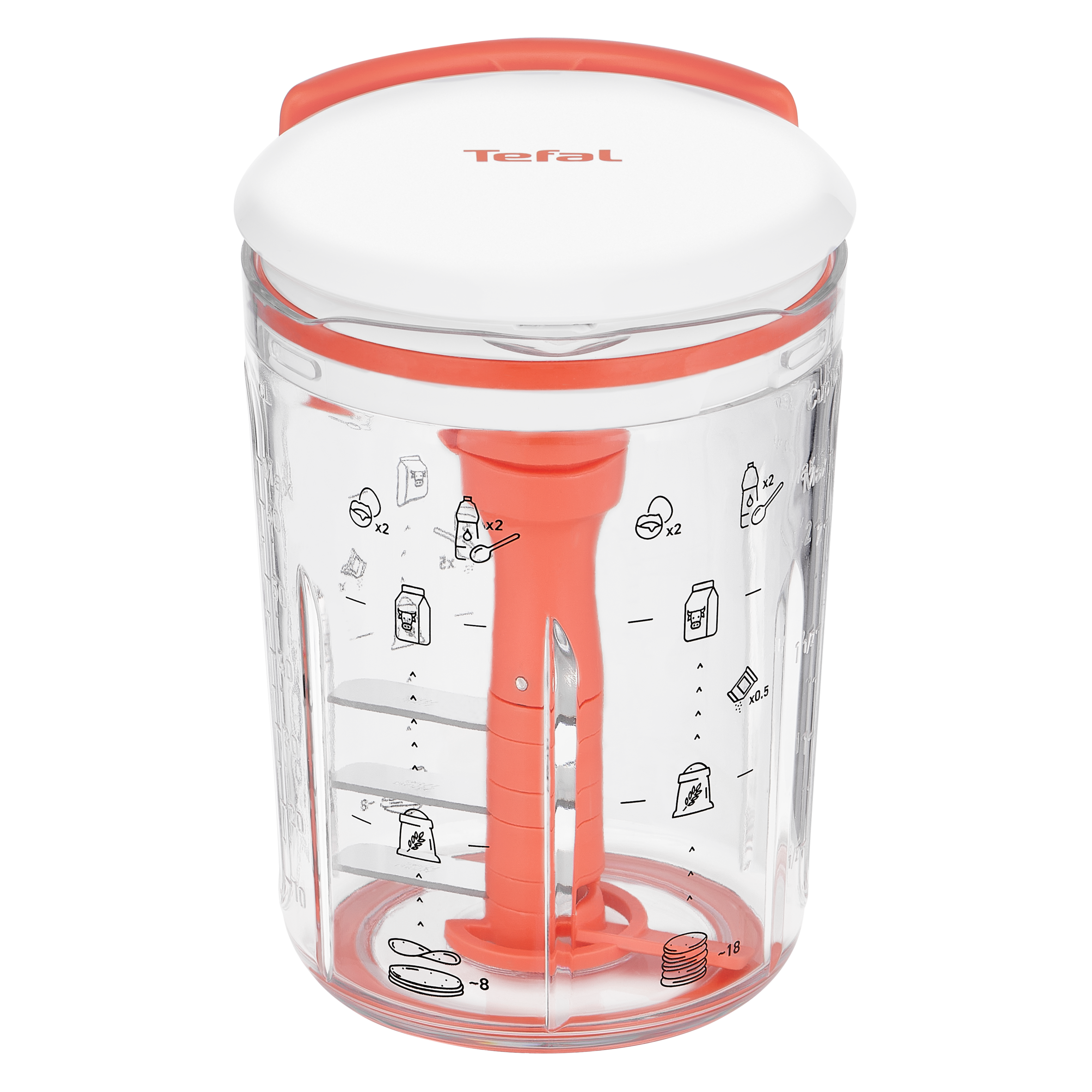 Pancake Express K1844404, Ръчен миксер за палачинки, Перфектна смес само за 2 минути