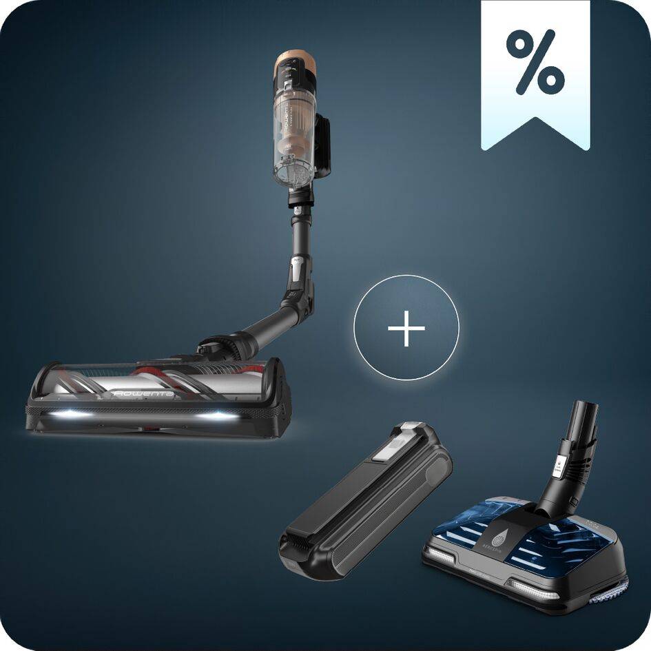 Пакет Многофункционална прахосмукачка X-Force Flex 14.80 + допълнителна баерия и четка Aerospin 