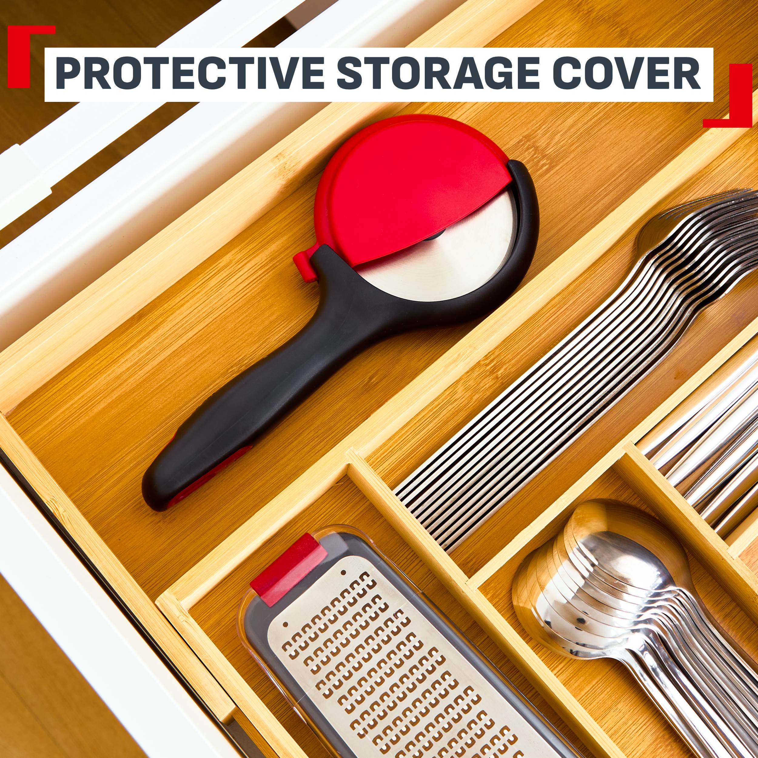 Tools Ingenio+, Pizza cutter, Protective storage cover, Detachable blade