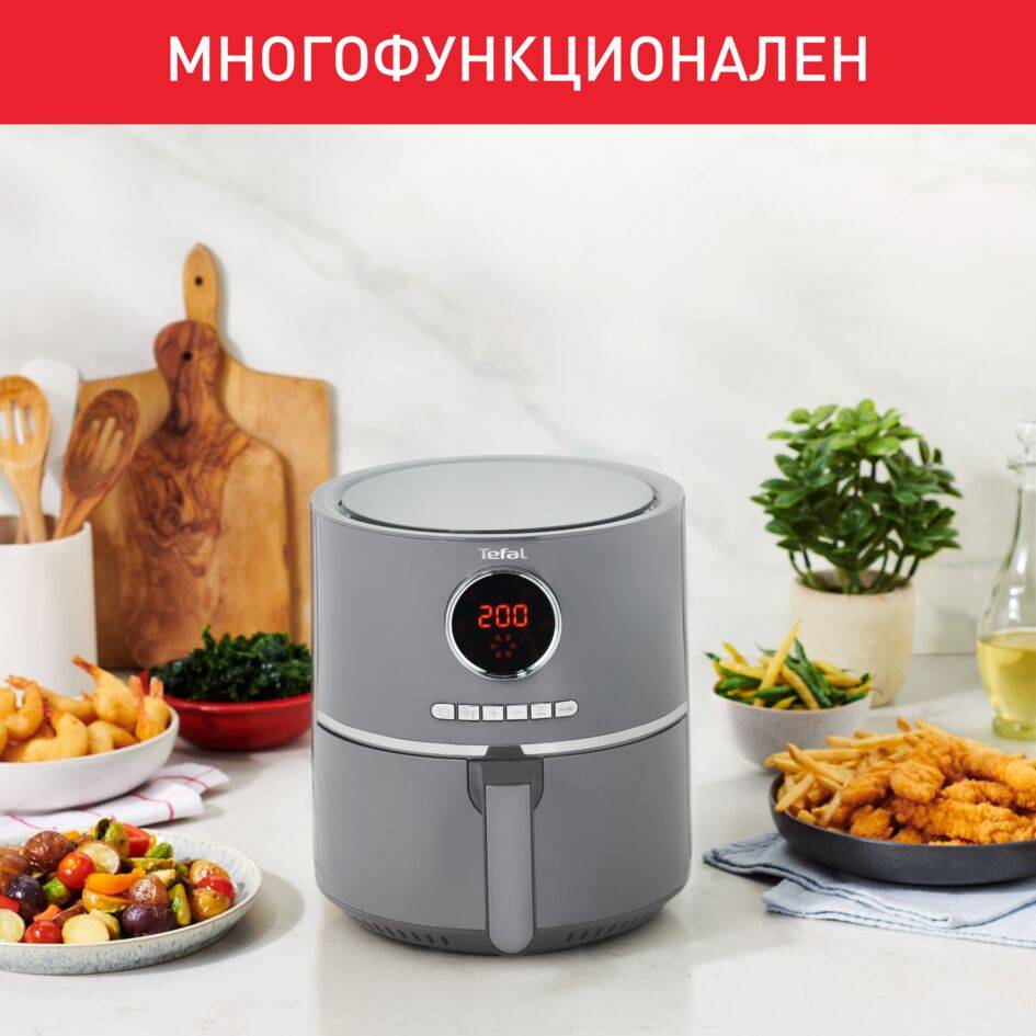 УРЕД ЗА ГОТВЕНЕ С ГОРЕЩ ВЪЗДУХ TEFAL ULTRA FRY EY111B