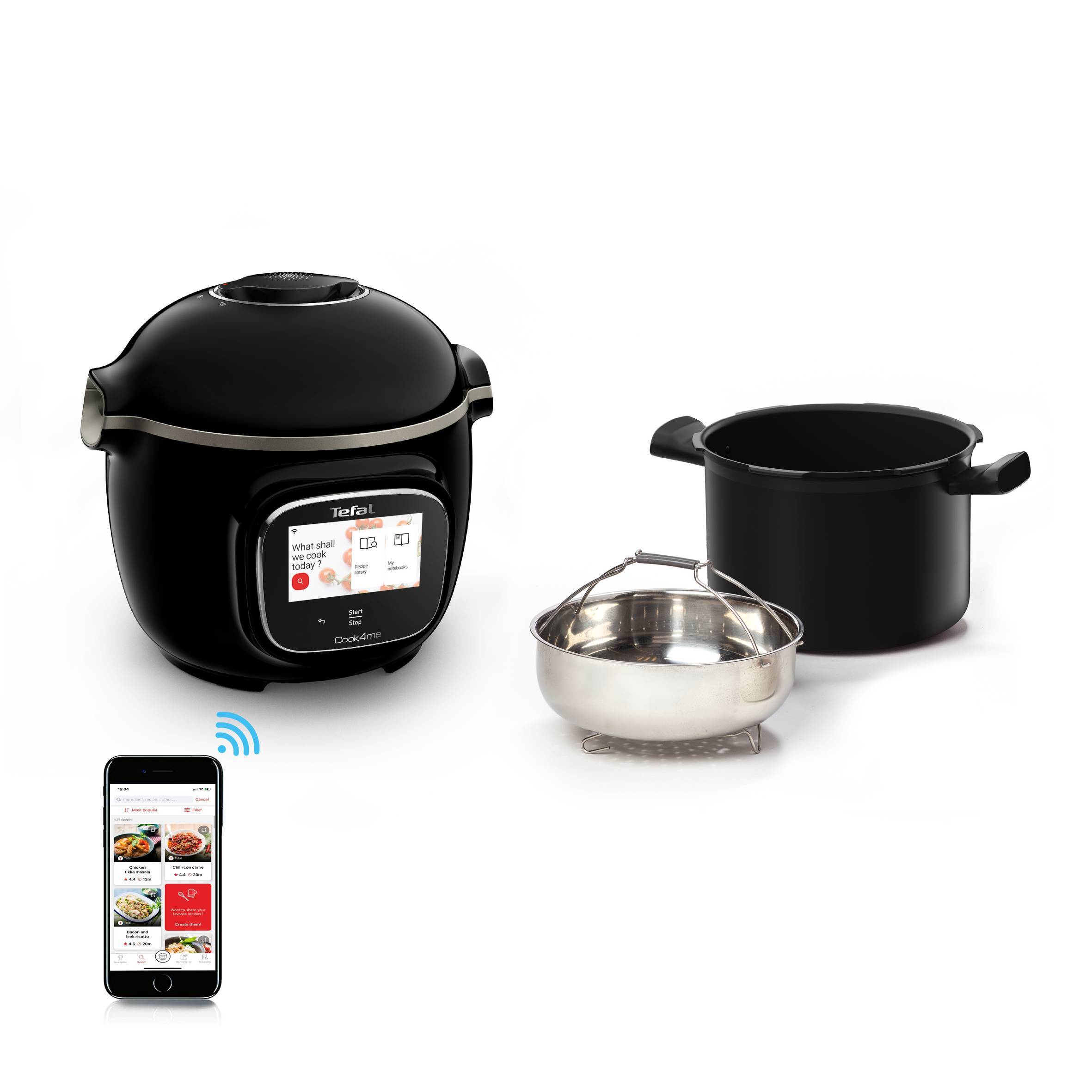 Cook4me touch CY9128, Интелигентен Мултикукър под налягане, Wifi