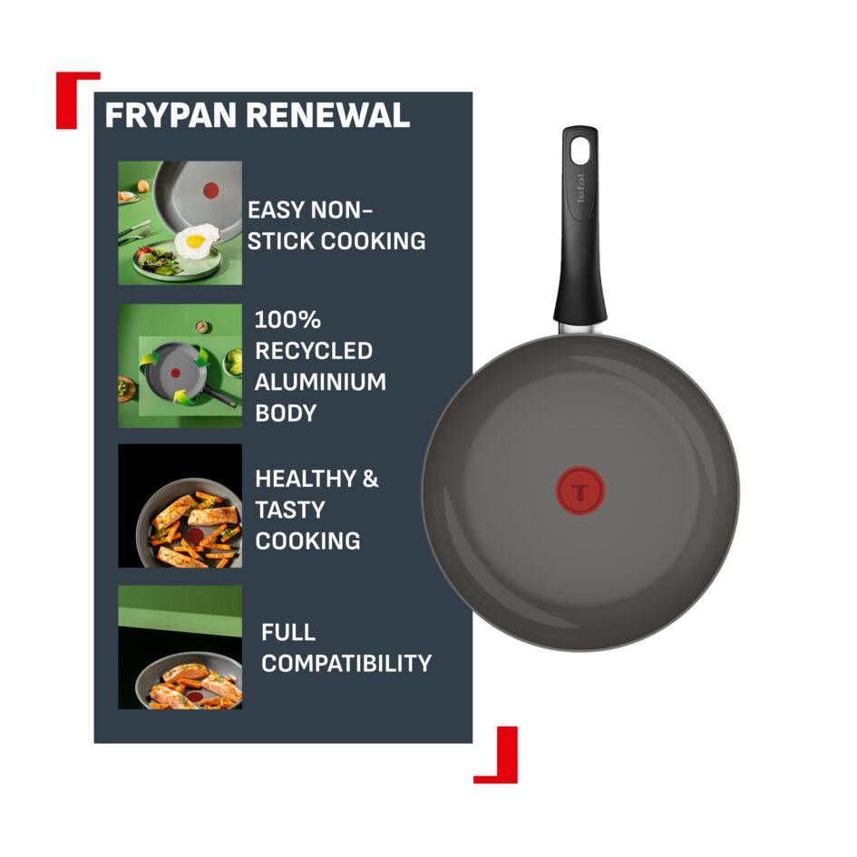Renewal, Frying Pan 24 cm, Non-Stick Ceramic Coating