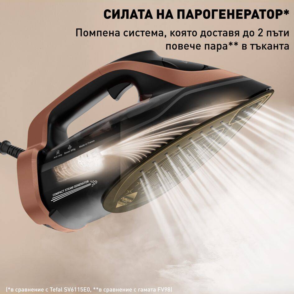 Ultimate Power Pro, ютия, 3200 W мощност , 85 g/min променлива пара, 300 g/min ударна пара 