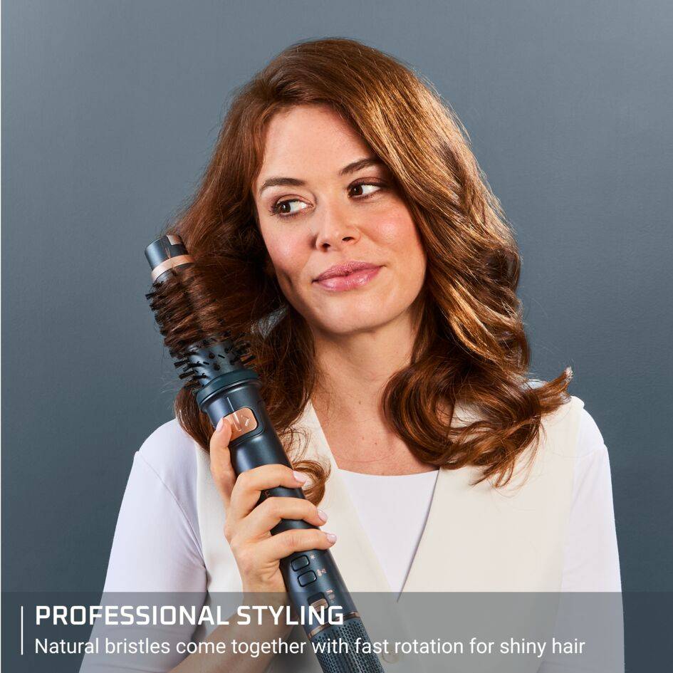 Air Rotate, Въртяща се четка с горещ въздух, Високоскоростен мотор, 8 комбинации от скорост/температура