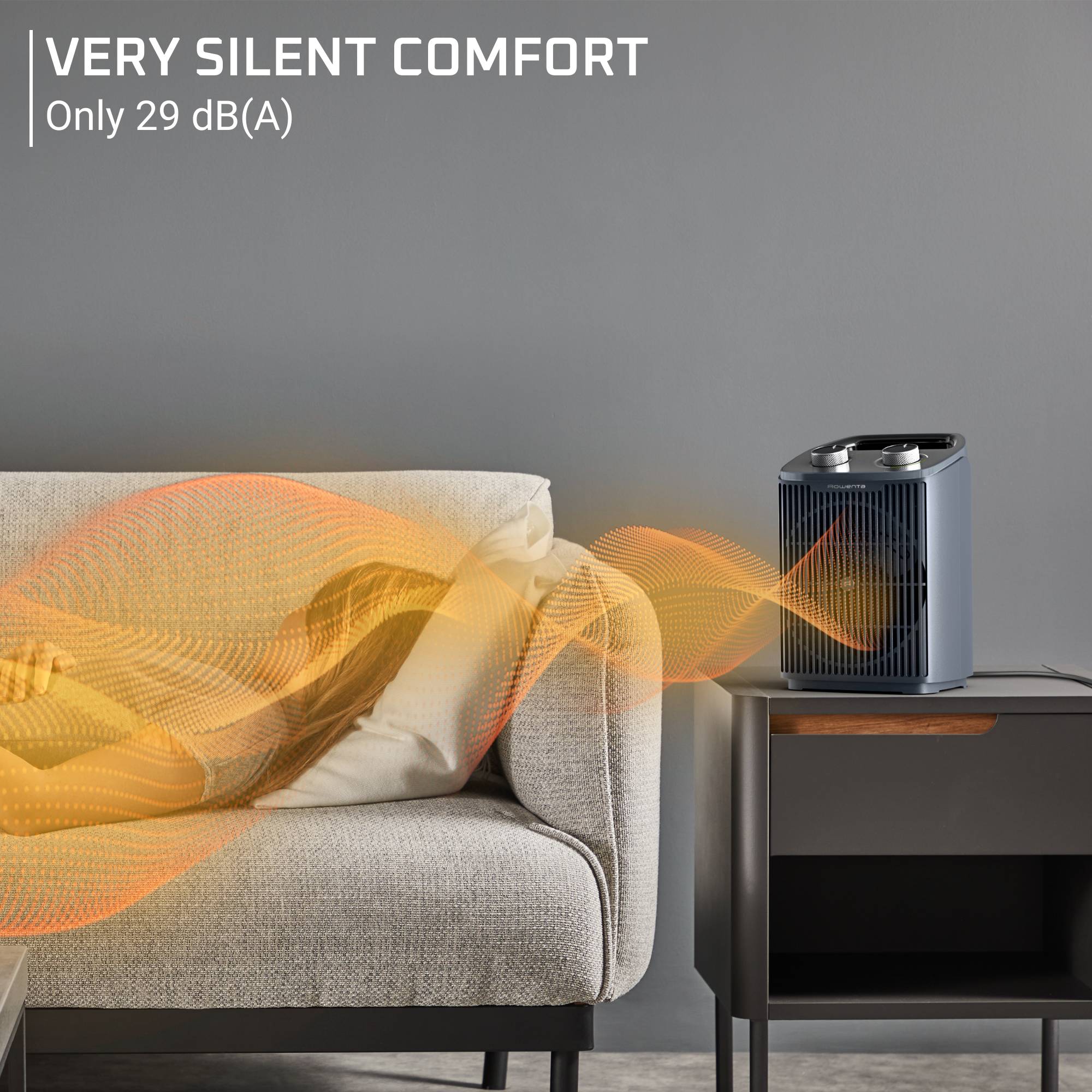 Intense Comfort, Space Heater, Silent, 2000 W Power