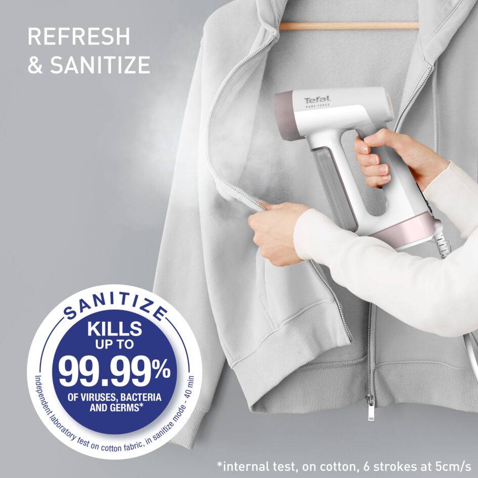 Pure Force, Garment Steamer, 2-in-1 Steaming and Ironing
