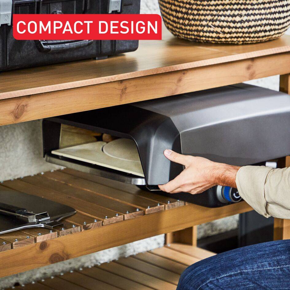 Pizza Pronto, фурна за домашна пица, газова фурна за пица, въртящ се на 360° камък за пица