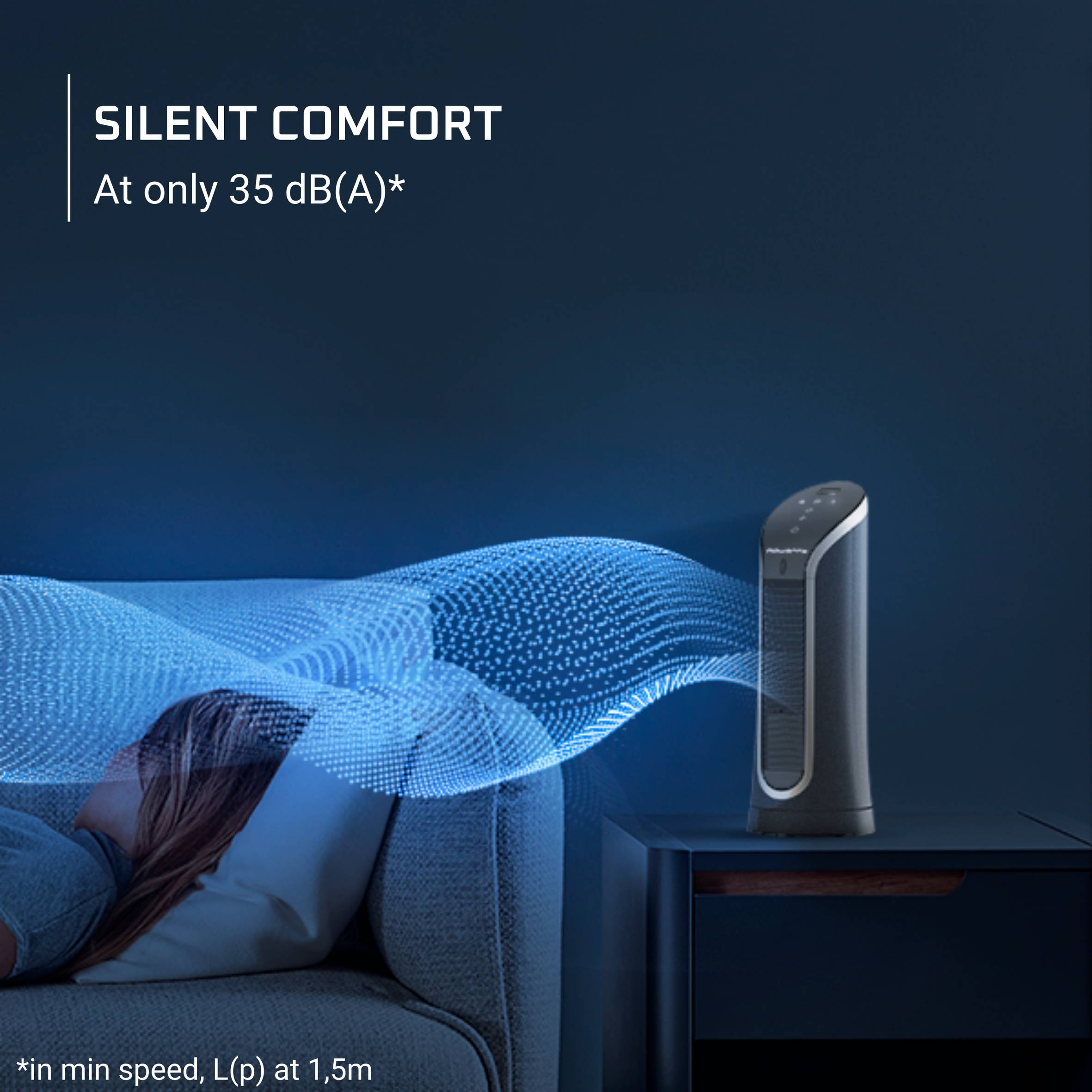 Вентилатор Eole Compact, Outstanding Refreshment, Silent Comfort