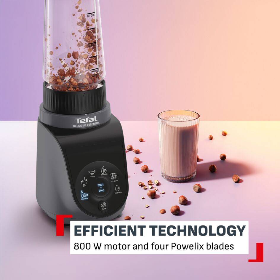 Blend Up Essential, Мини Блендер, 800 W, 6 Програми, 2 бутилки