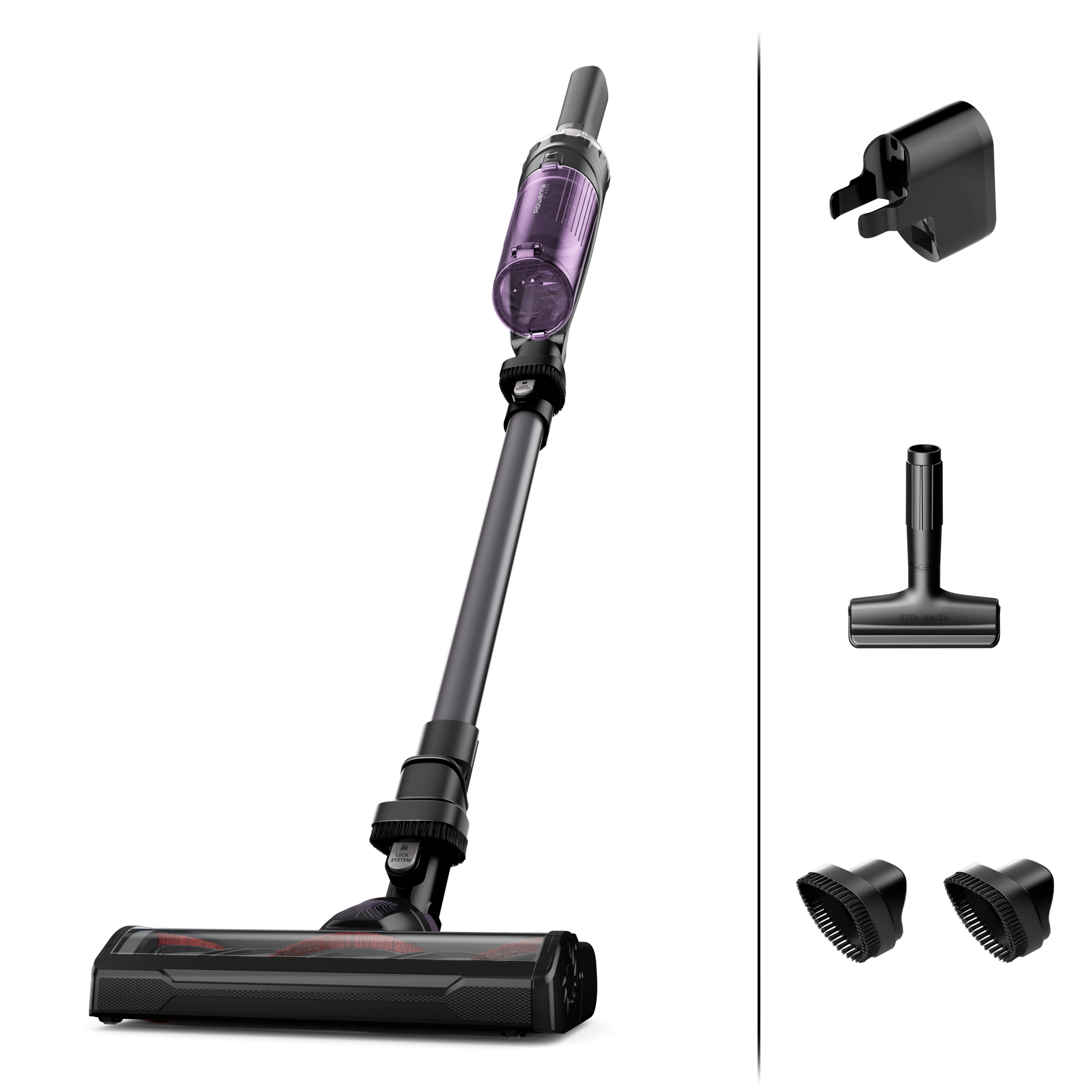 X-Nano RH1128, Мултифункционална Вертикална Прахосмукачка, 40 мин, 4 аксесоара