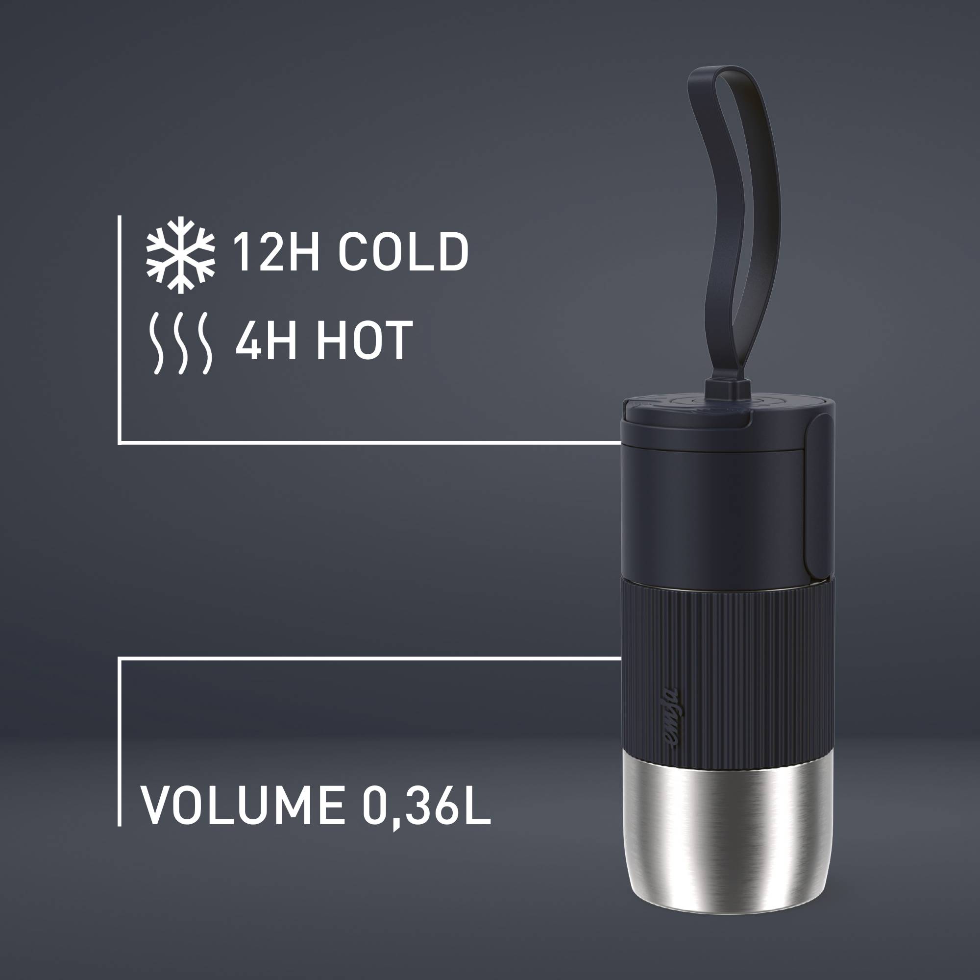 BEYOU FLIP MUG INSULATED DRINKING MUG