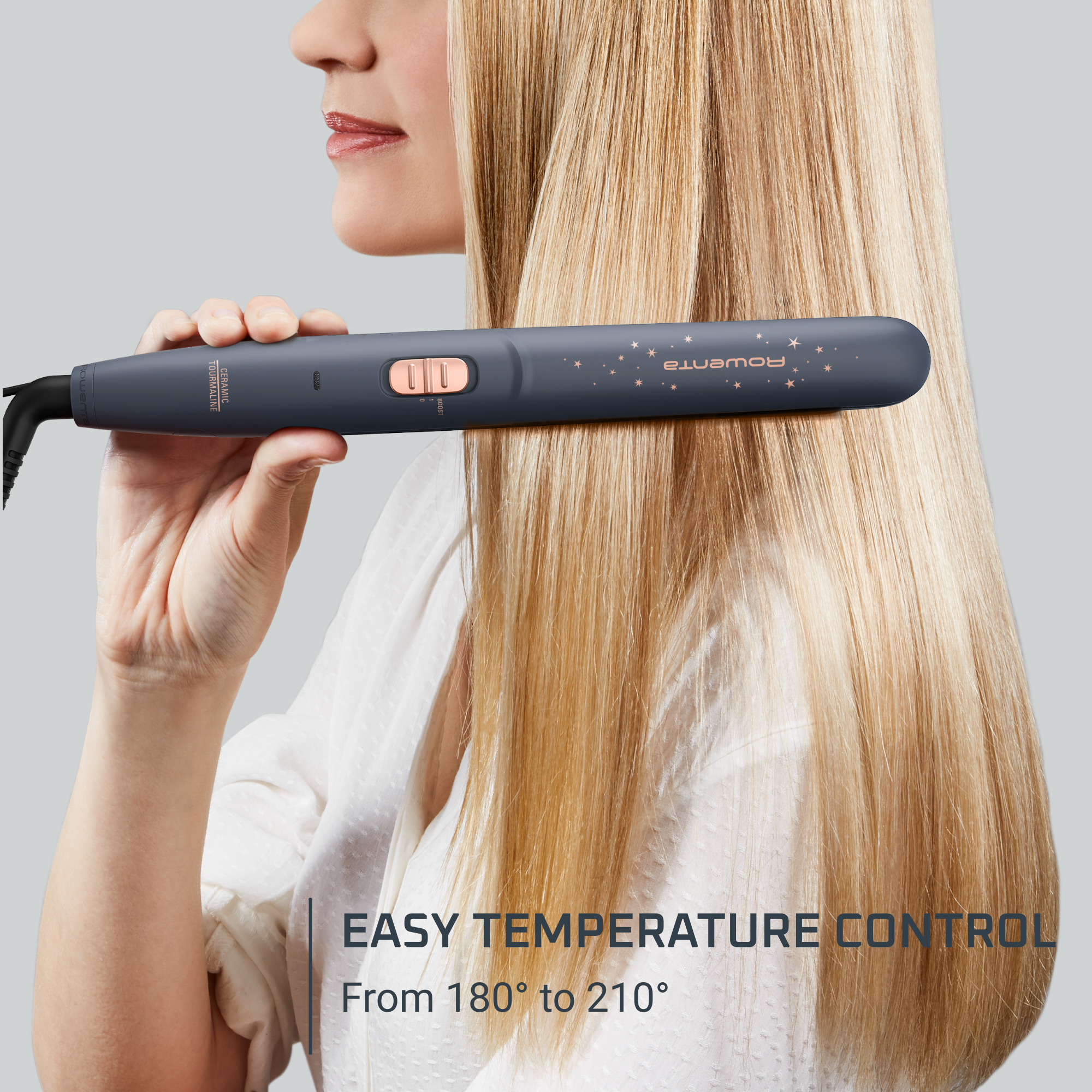 Express Style Stellar Collection SF1831F0, Преса за коса, 180°C -210°C, Керамично покритие