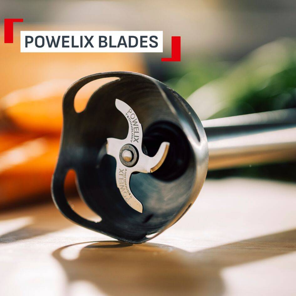 Eco Respect, Пасатор HB46E838, 600 W, Черен, 4 остриета Powelix