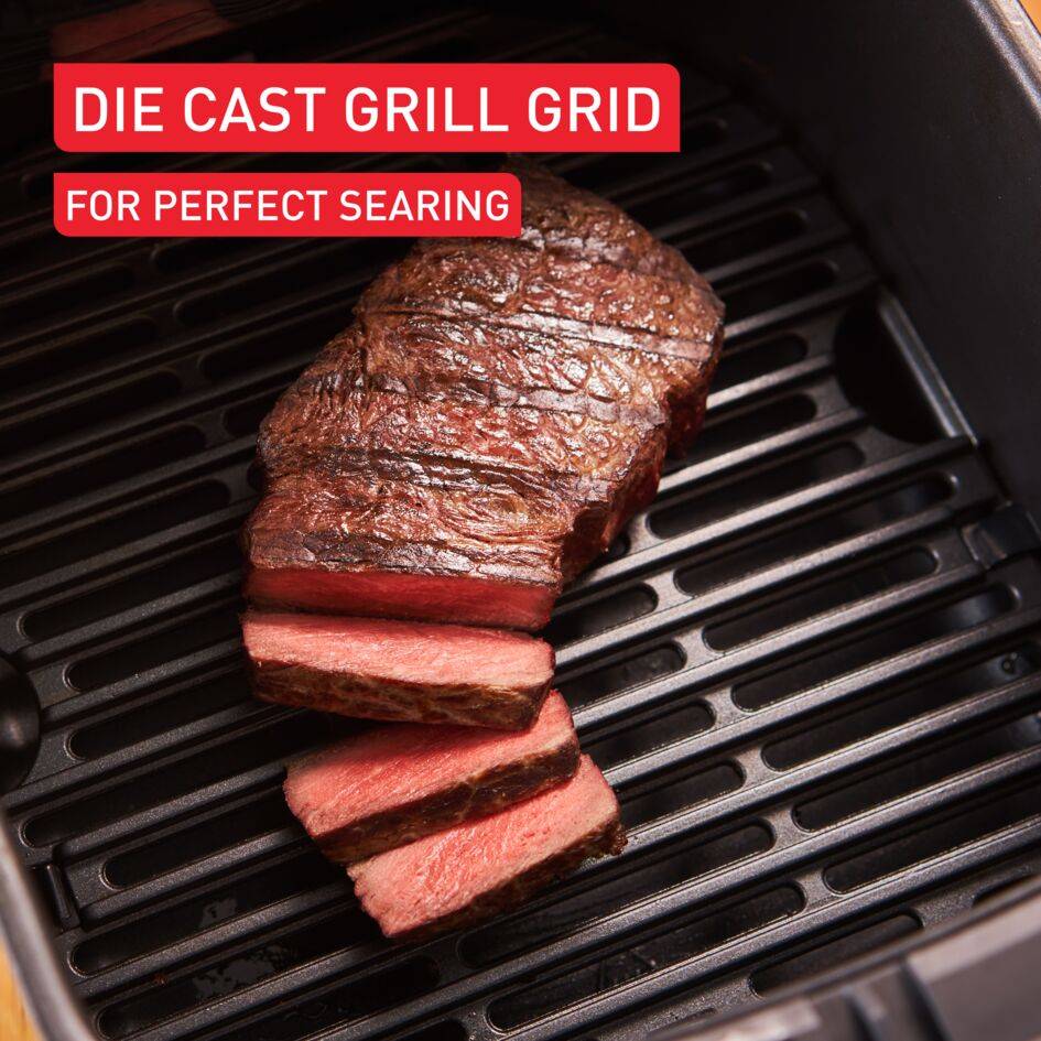 Easy Fry Silence, уред за готвене с горещ въздух, 5 л, безшумна технология, система Easy Clean & Store, неръждаема стомана