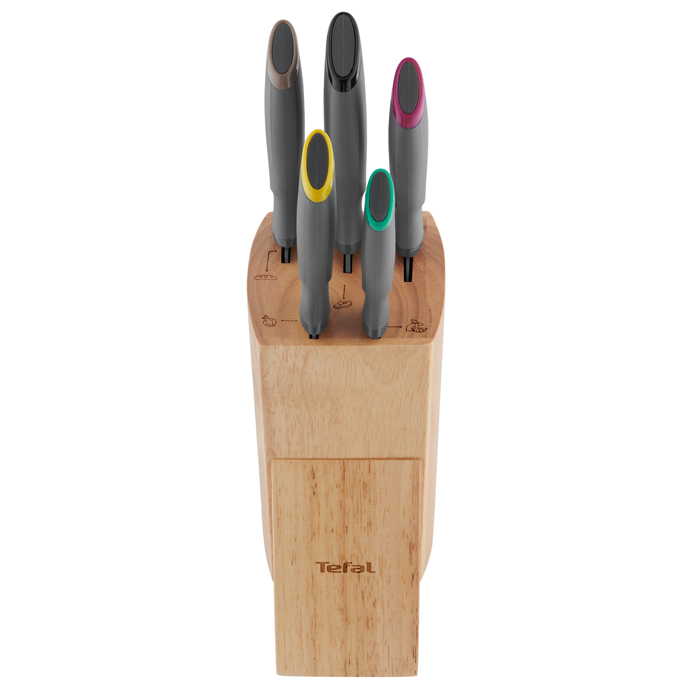 Tefal Fresh Kitchen K122S504, Комплект ножове с поставка