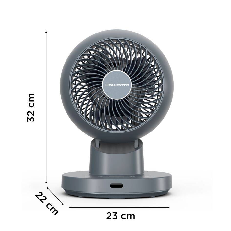 Turbo Swift Compact, Table Fan, Intense Refreshment, Auto Oscillation