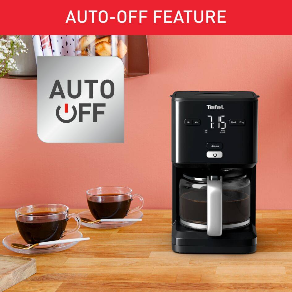 Smart'n'light Филтърна кафемашина CM600810, 1.2л., Черна