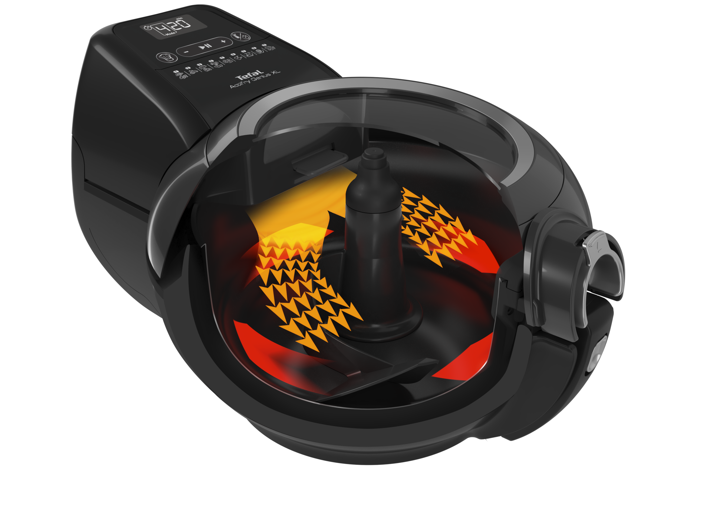 ActiFry Genius XL, Уред за Здравословно Готвене AH960830, Технология Dual Motion