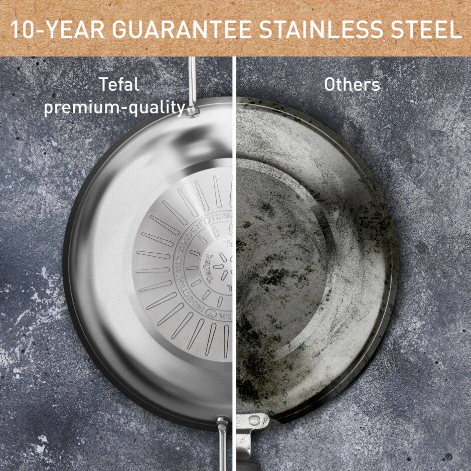 Nordica, Уок тиган 28 см H87119, Неръждаема стомана, Ново поколение незалепващо керамично покритие