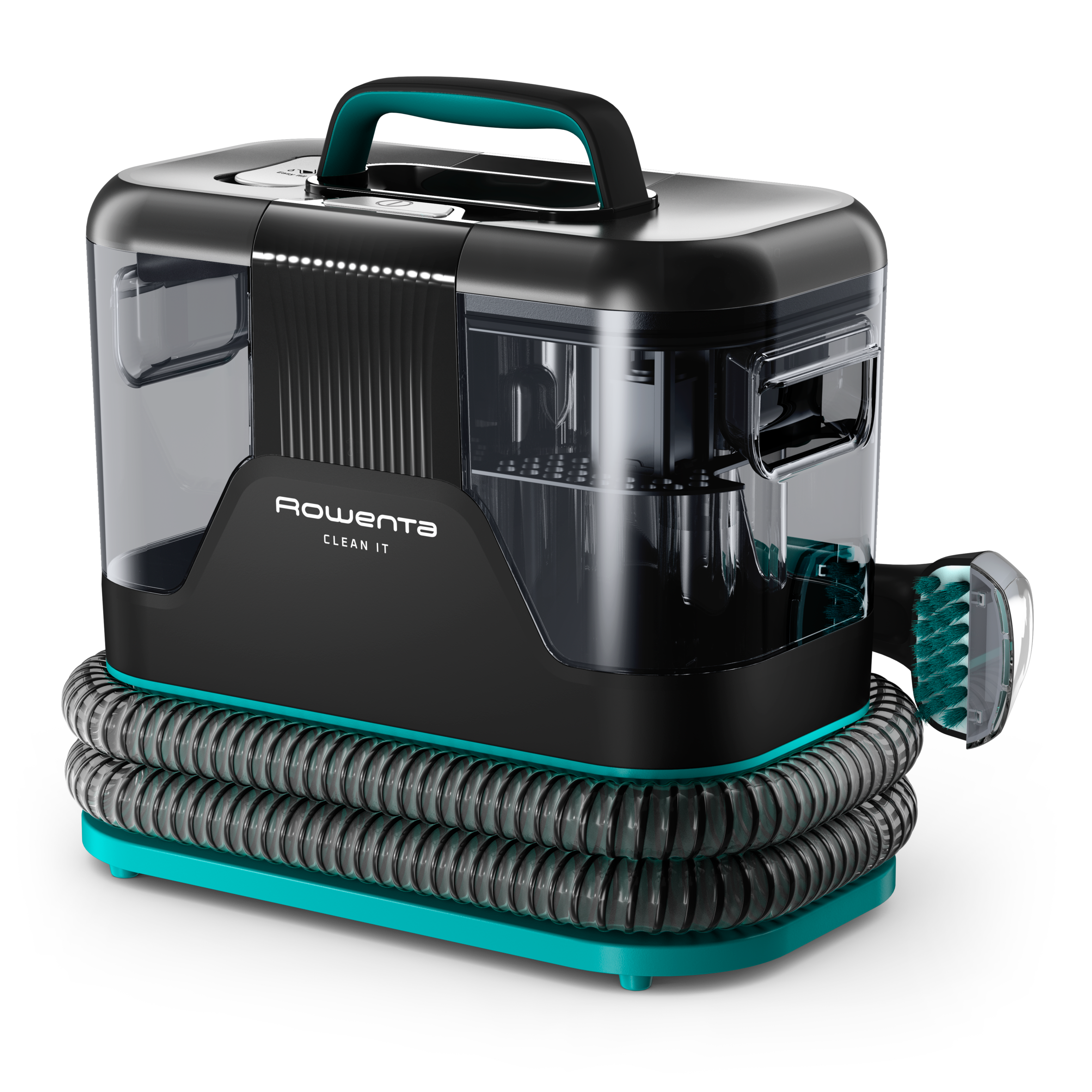 Пакет Clean It IN5020, уред за почистване на петна, почистване на килими, тапицерии и интериори на автомобили и Ръчен уред за гладене Pure Pop, DT2024