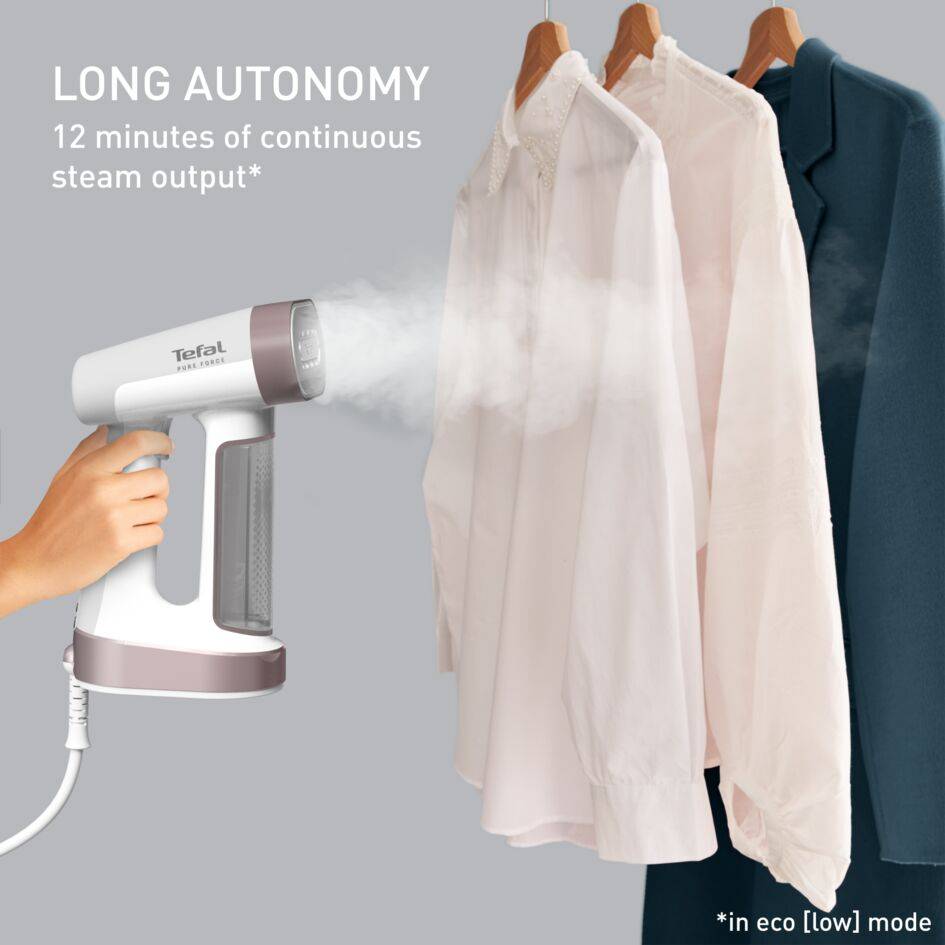 Pure Force, Garment Steamer, 2-in-1 Steaming and Ironing