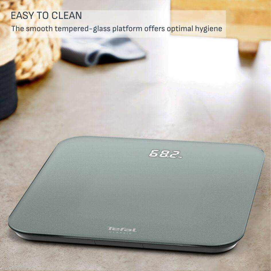 Персонална везна Classic, лесен за разчитане невидим дисплей, до 180 кг