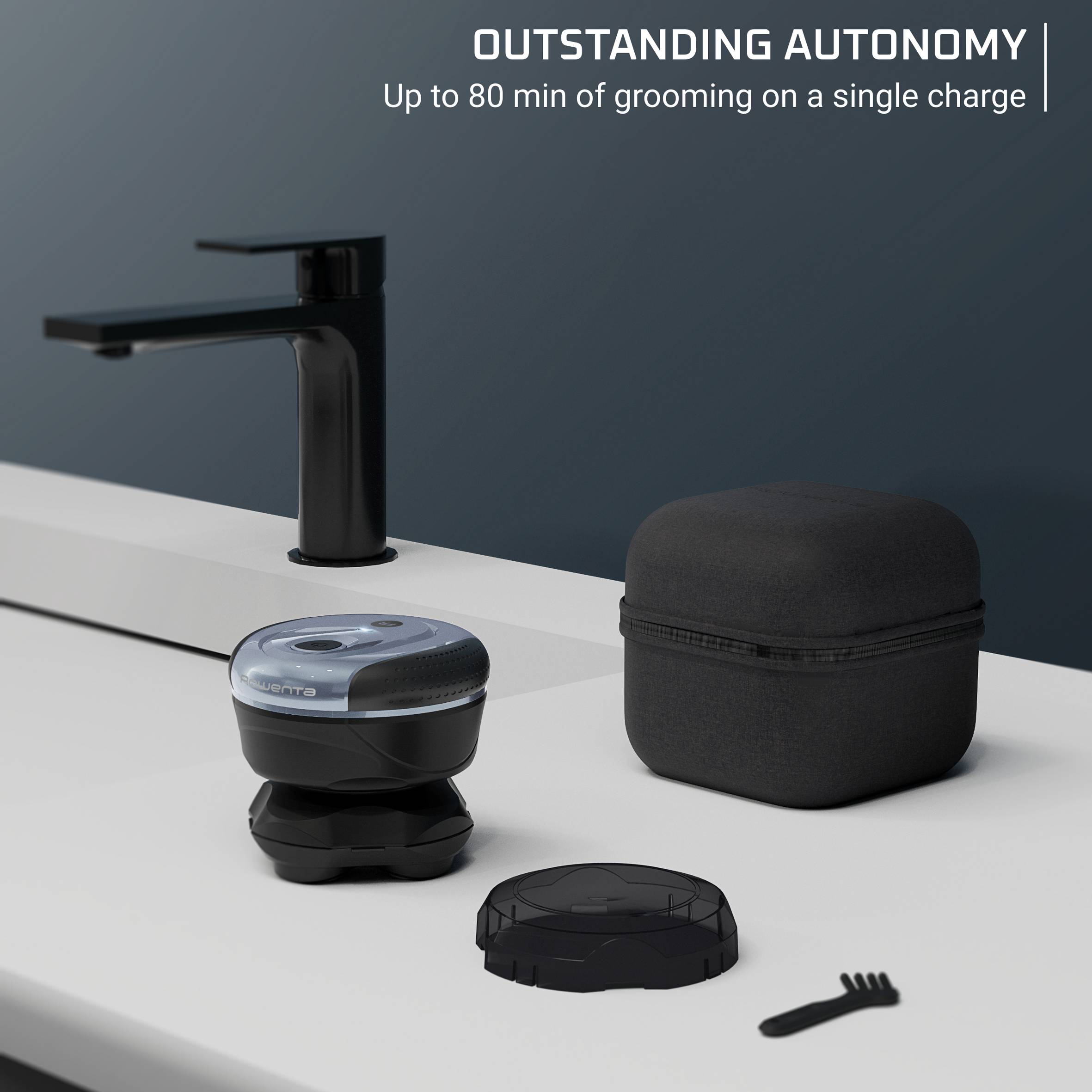 Самобръсначка за глава GentleBald, 5 ножчета, титаниево покритие на ножчетата