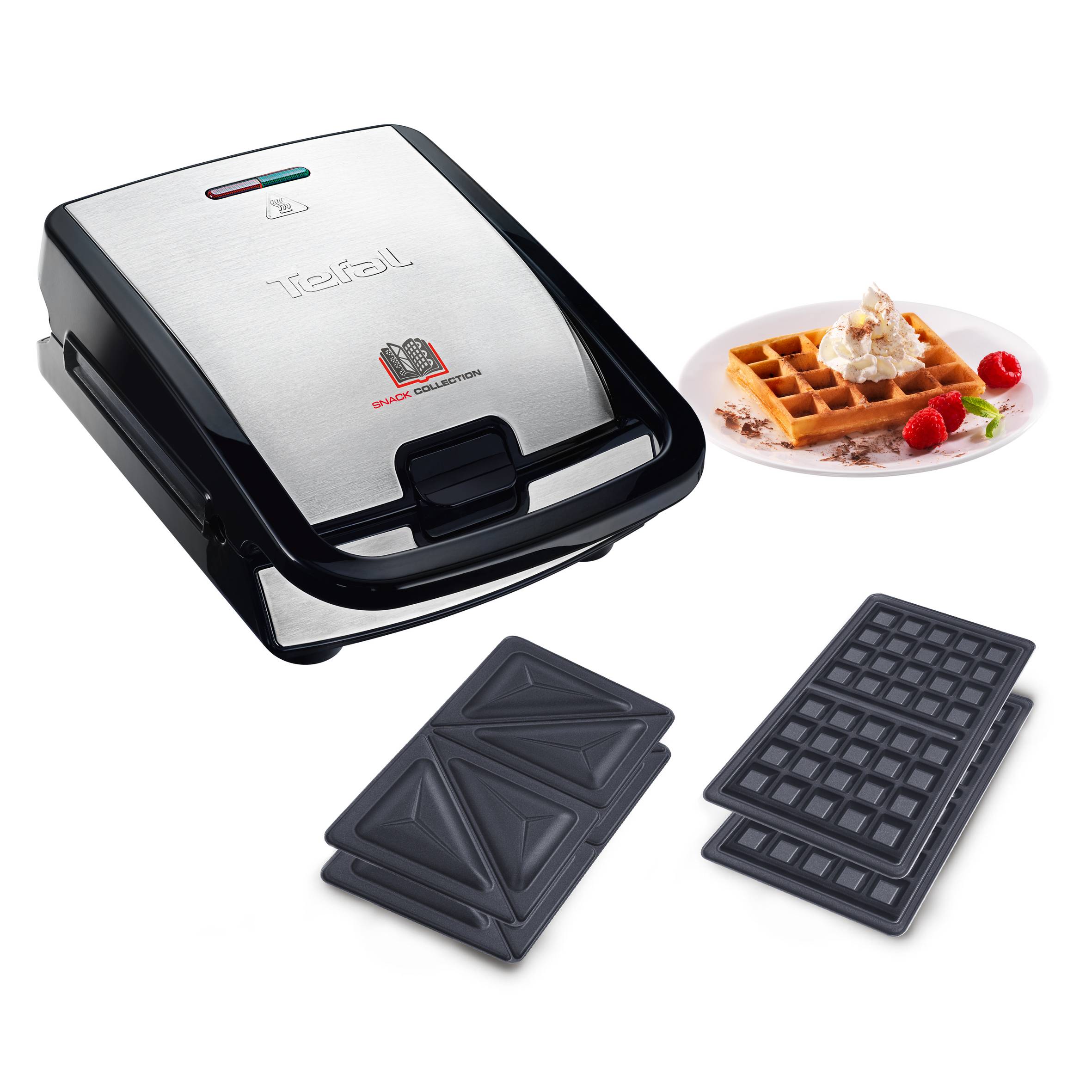 Snack Collection SW852, Уред за Сандвичи и Гофрети, 2 Комплекта Плочи, 700 W