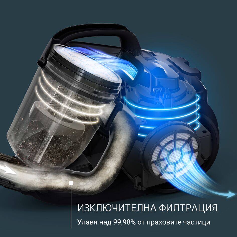 Swift Power Cyclonic, Прахосмукачка без торбичка, RO2913, 900 W