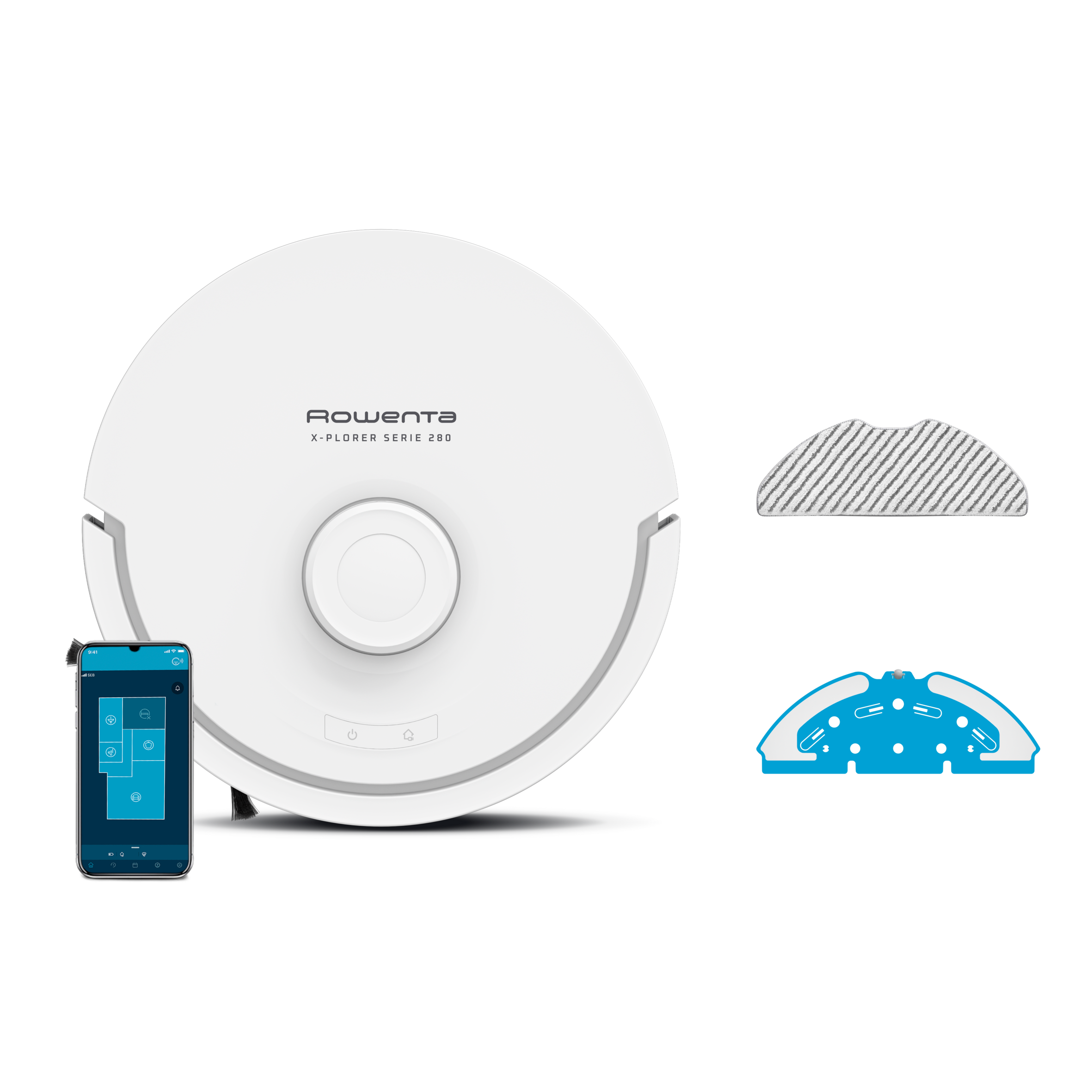 X-PLORER Serie 280, Robot Vacuum Cleaner, Animal & Allergy Model