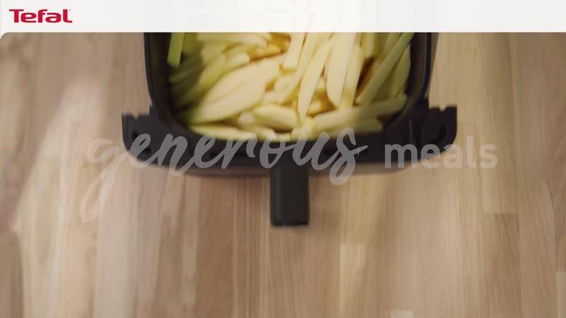 Easy Fry Mega, Уред за готвене с горещ въздух, Изключително голяма вместимост 7.5 L, 8 автоматични програми