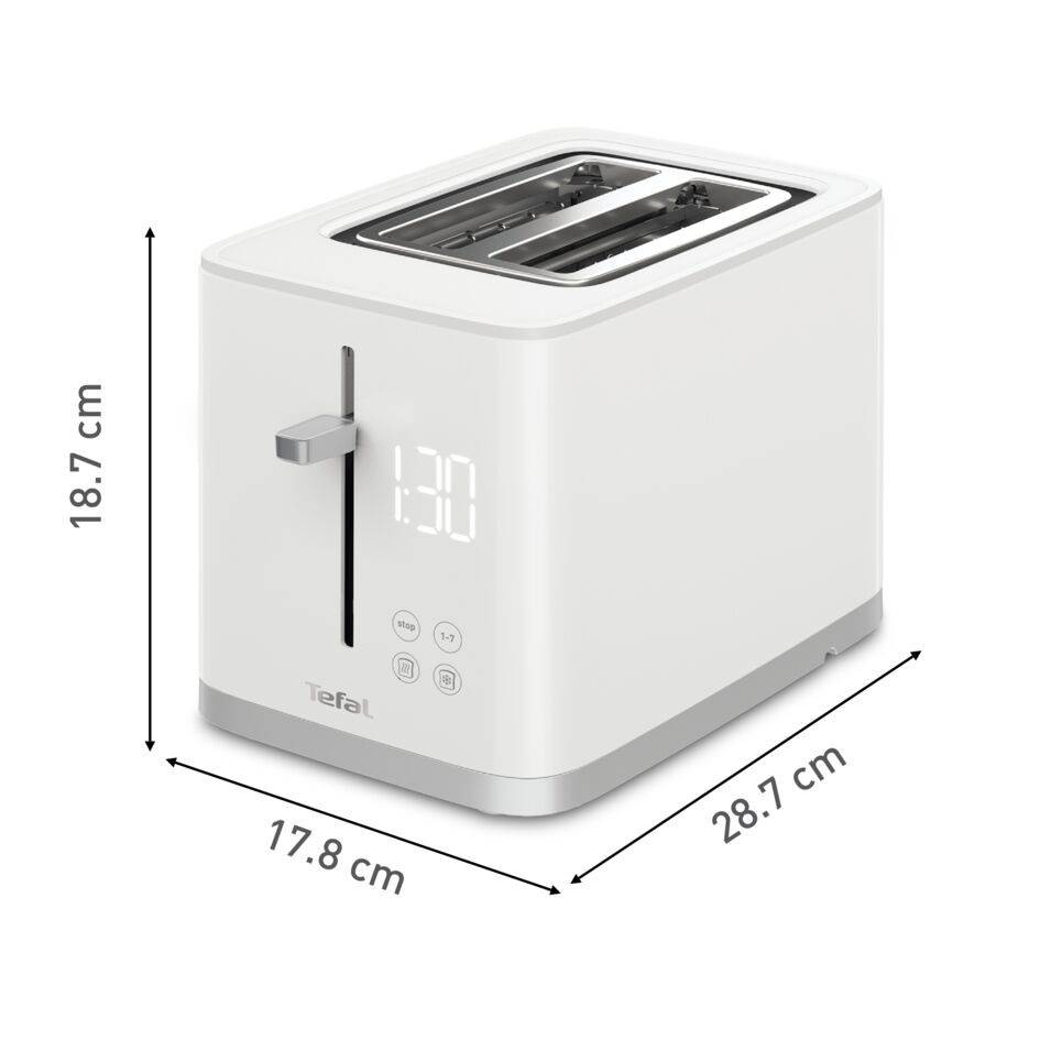 Sense 2S, Тостер TT693, Бял, Дигитален таймер
