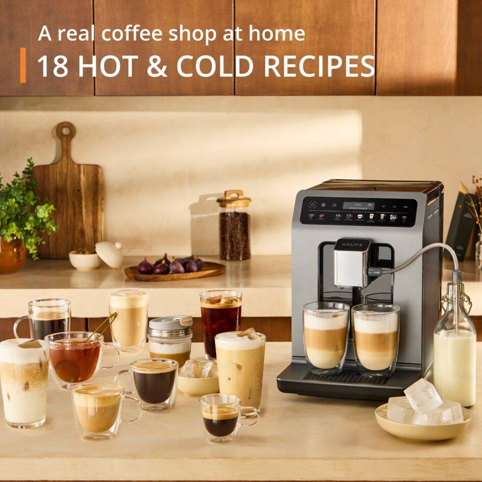 Evidence Hot & Cold, Кафеавтомат, 18 възможности за топли и студени напитки