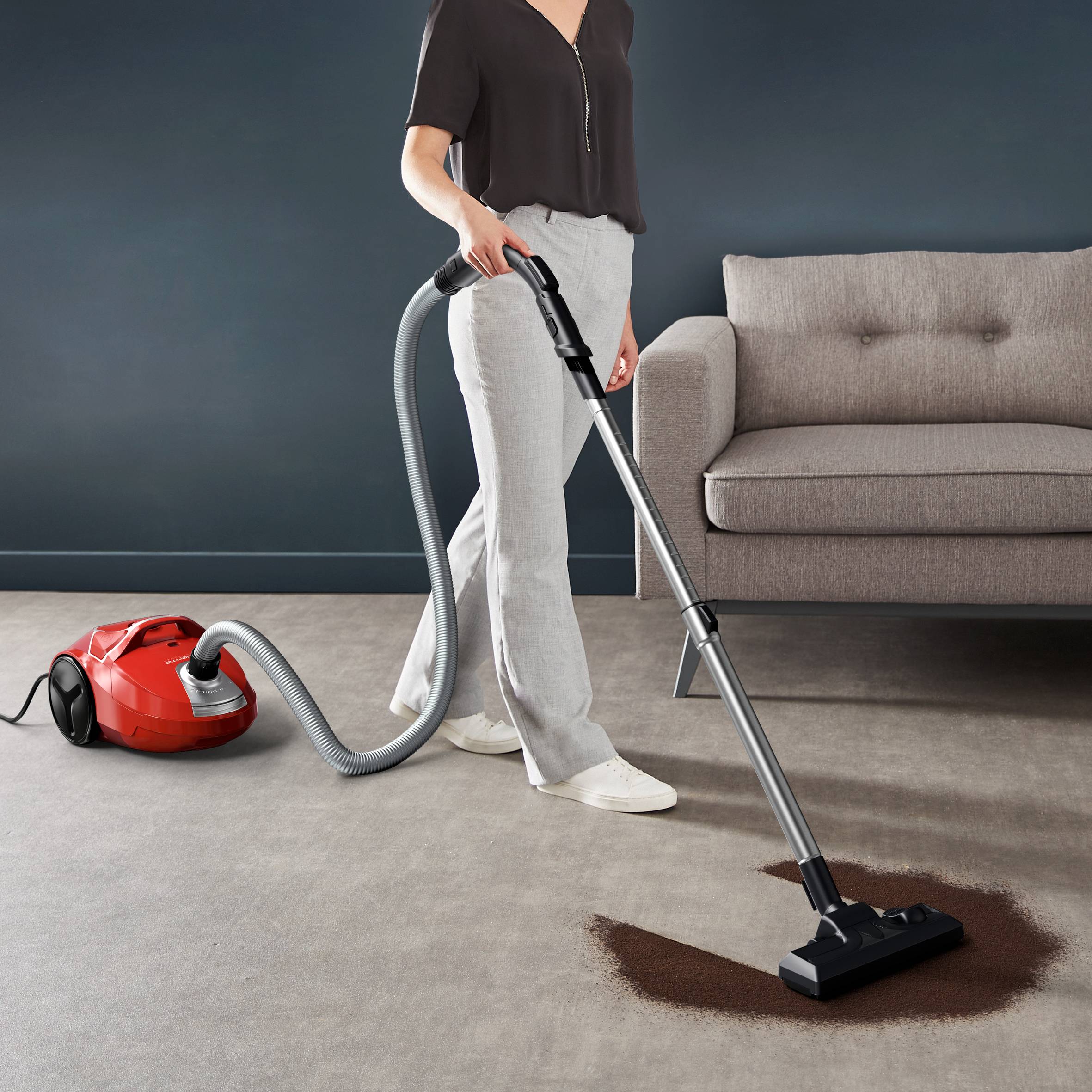 Пакет  Прахосмукачка с торбичка Compact Power Parquest RO3953EA и Пакет торбички Hygiene+ ZR200540
