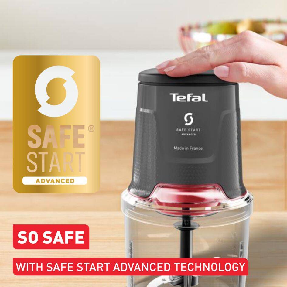 Чопър Easy Press, Electric чопър за храна, 600 W, 4 остри ножа, сив