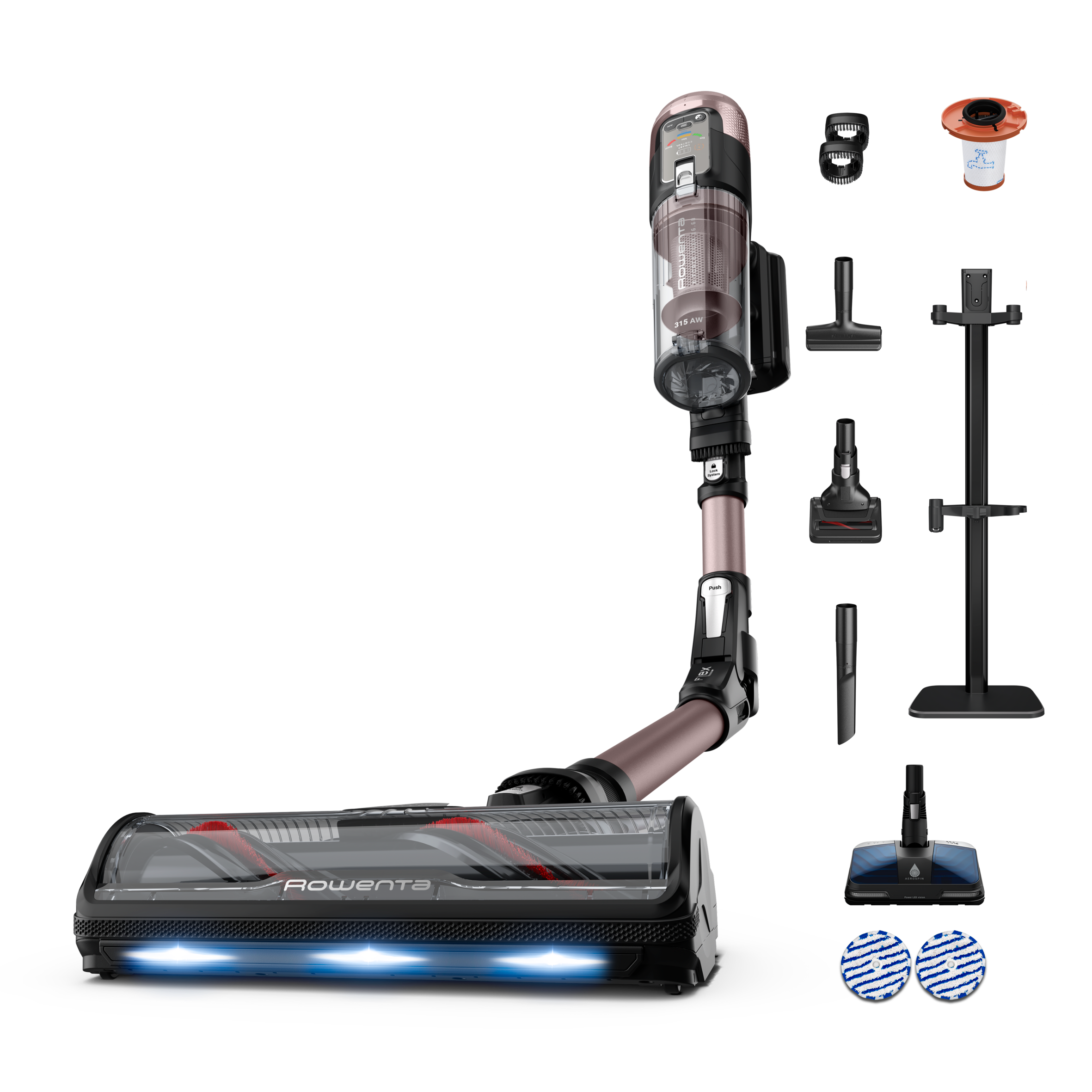 X-FORCE FLEX 16.60, Cordless Stick Vacuum, Extreme Vacuuming, 315 AW