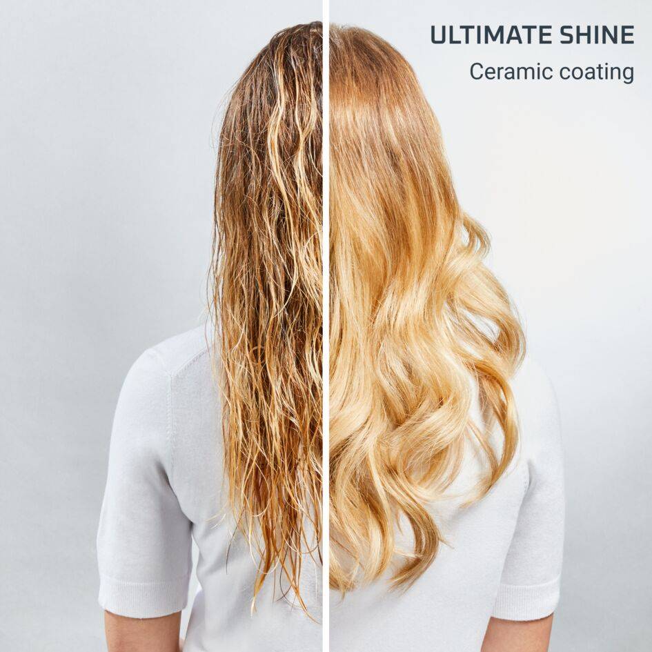 Brush Activ' Dry & Style, Въртяща се четка с горещ въздух, 1000 W, 2 четки с керамично покритие, концентратор, ергономичен дизайн