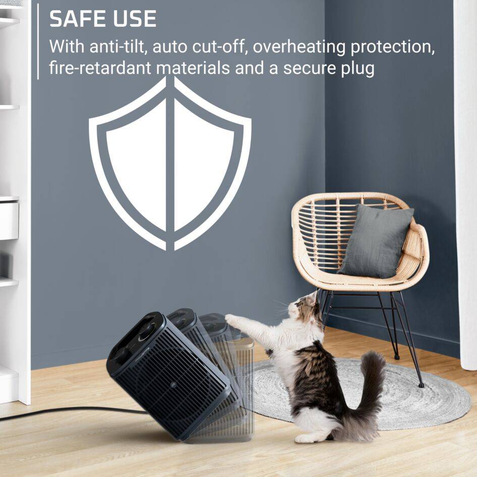 Intense Comfort, Space Heater, Silent, 2000 W Power