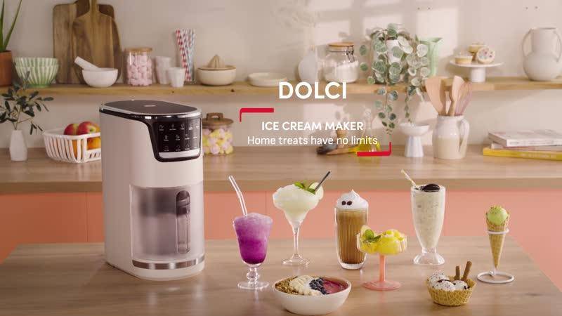 Машина за сладолед Dolci, 10 програми в 1, автоматично почистване с изплакване