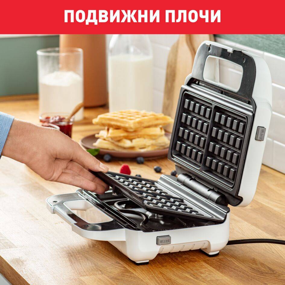 Snack XL, Сандвич-Тостер SW701110, 850&nbsp;W, 2 комплекта плочи (гофрета и сандвич)