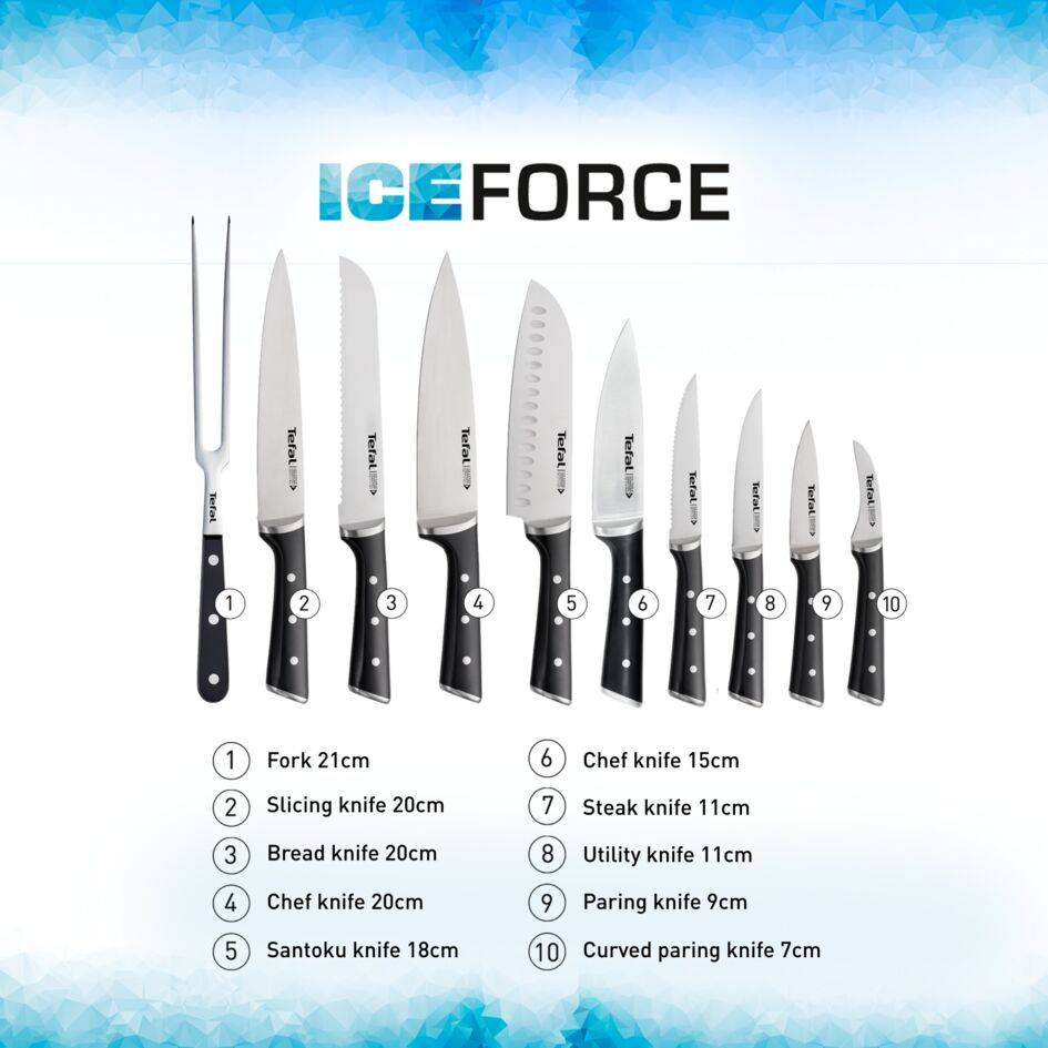 Нож на готвача Ice Force K2320324, 15 см, Неръждаема стомана