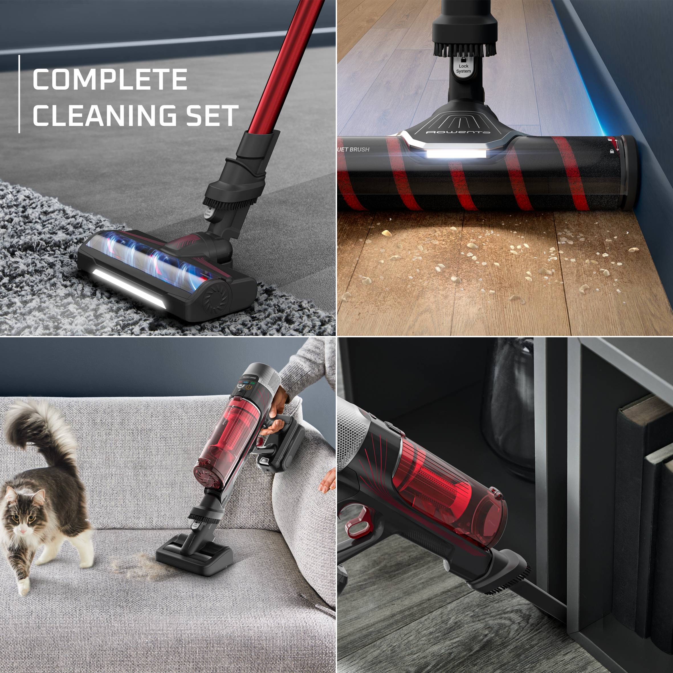 Безкабелната прахосмукачка X-Force Flex 9.60 Complete, Deep-Cleaning Power