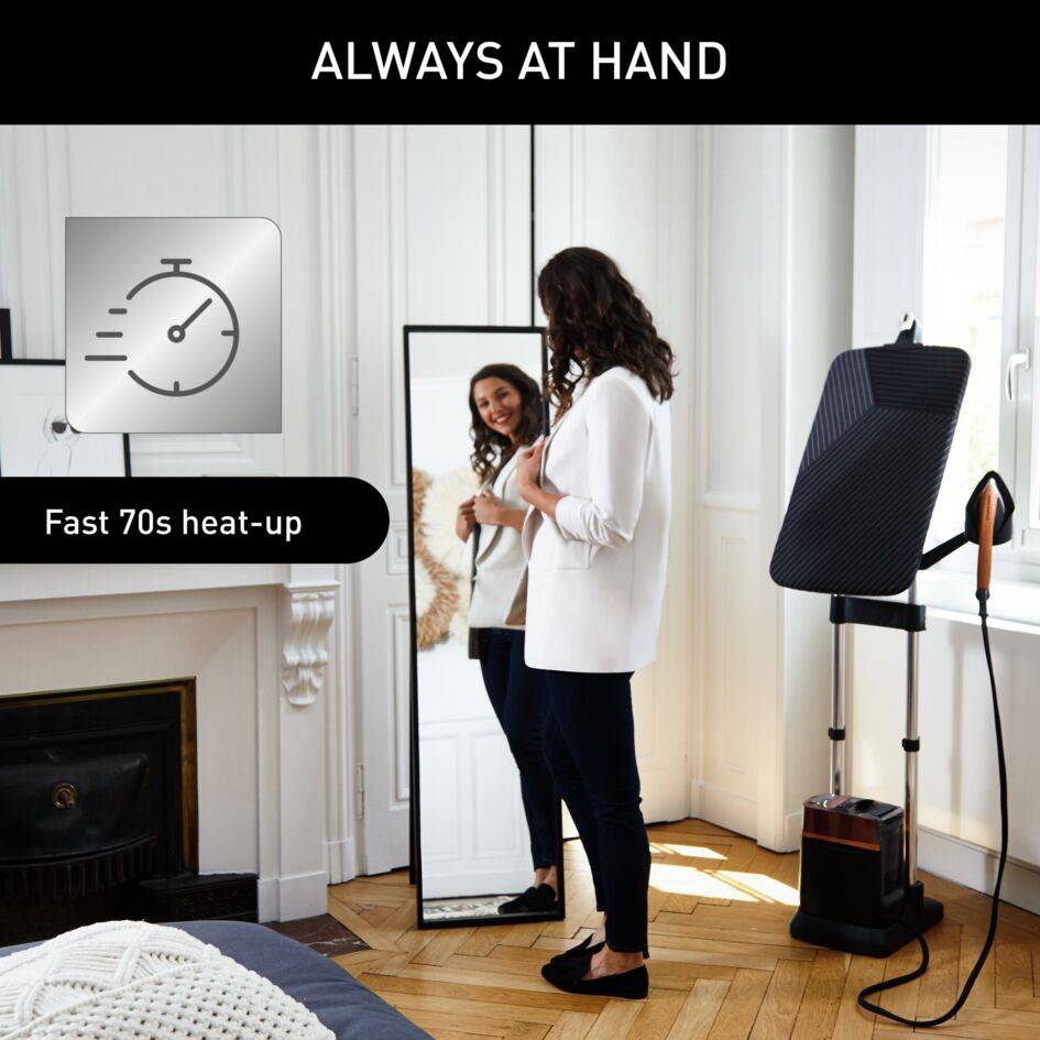 IXEO Power "Всичко в едно", Многофункционален Уред за Гладене с Пара QT2020E0, Smart Board дъска