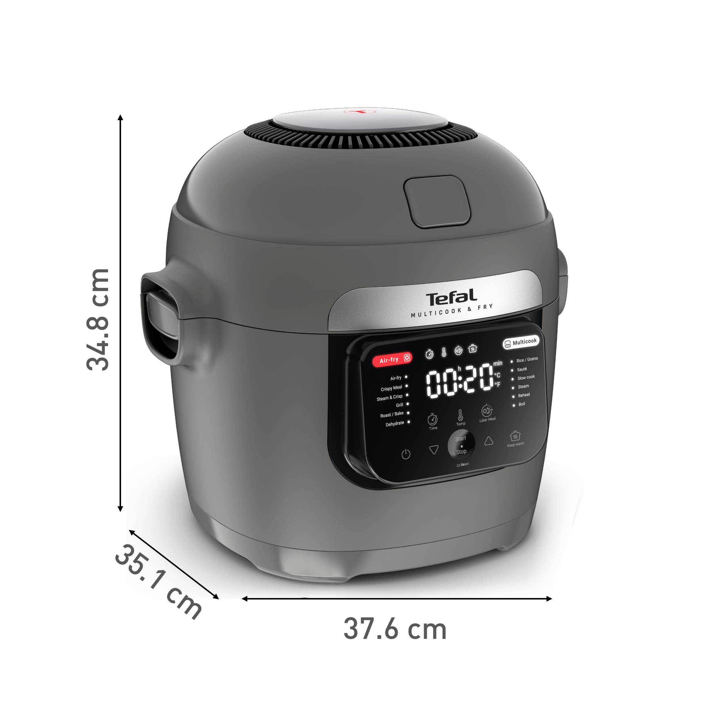 Multicook & Fry, Air fryer and Multicooker, 12 Automatic Programs
