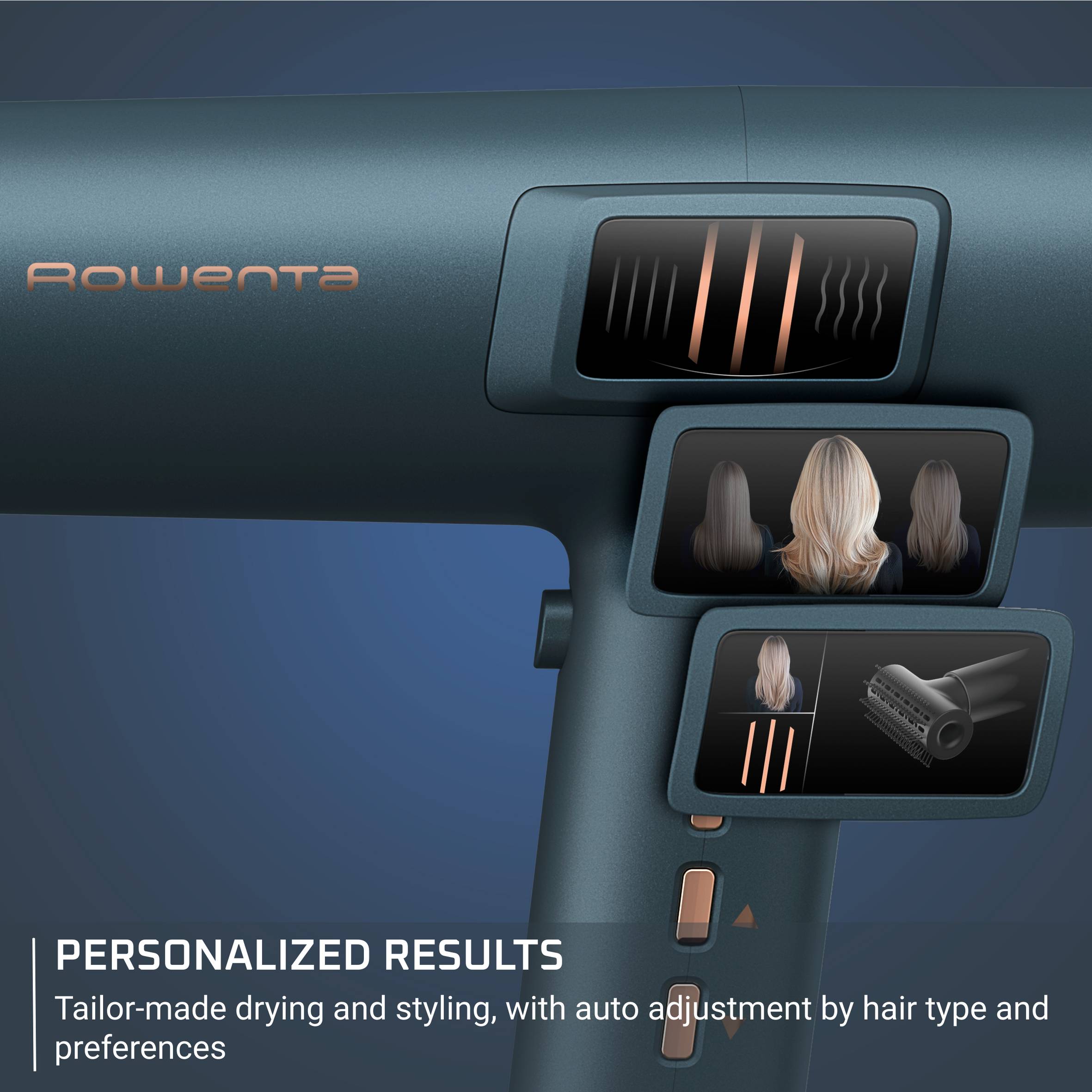 Maestria For You, Hair Dryer With Integrated Screen